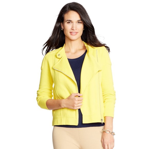 Ralph Lauren Maritime Moto Biker Jacket PS - Picture 1 of 7